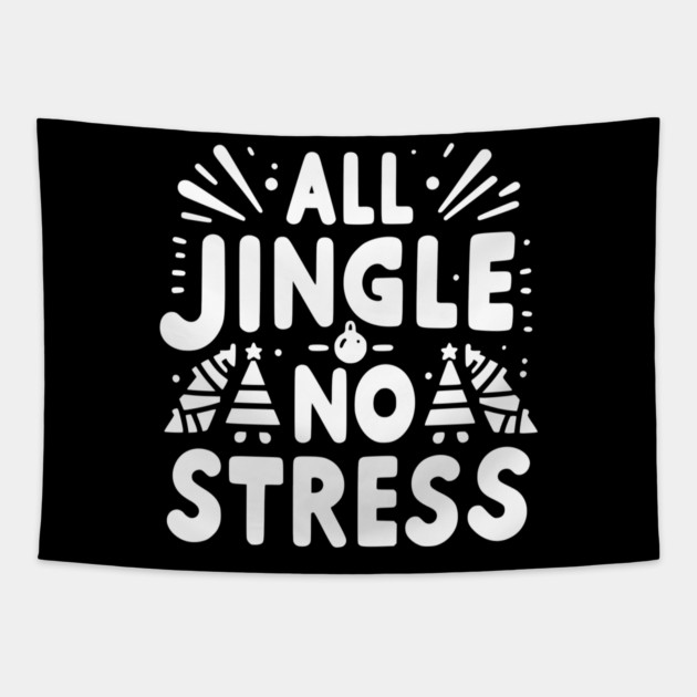 Keep Calm and Jingle On Tapestry by Frank Ring