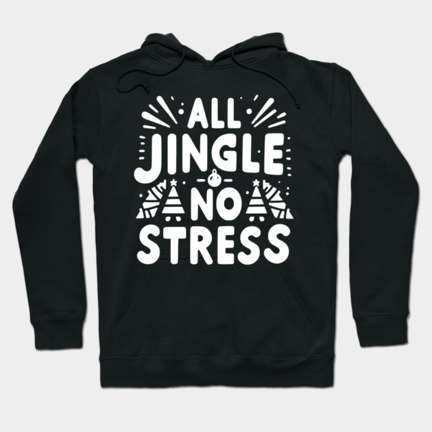 Keep Calm and Jingle On Hoodie by Frank Ring