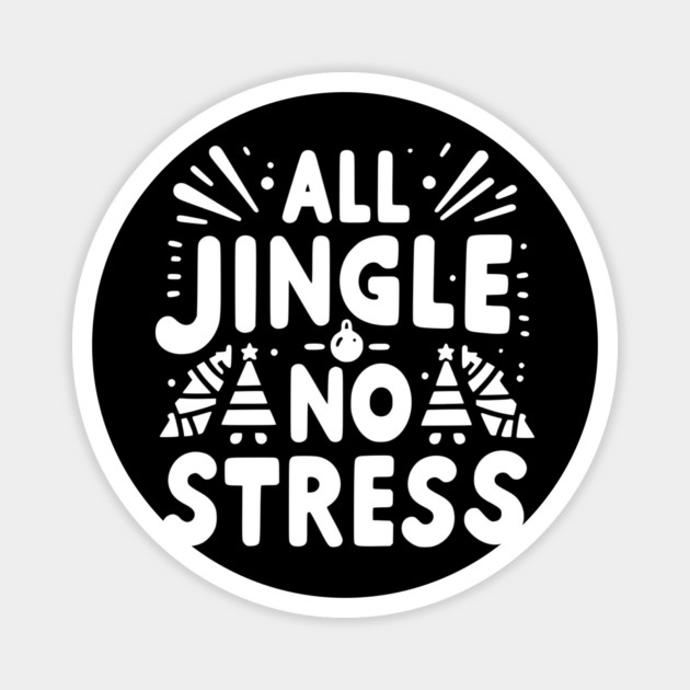 Keep Calm and Jingle On Magnet by Frank Ring