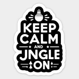 Keep Calm and Jingle On Magnet