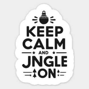 Keep Calm and Jingle On Magnet