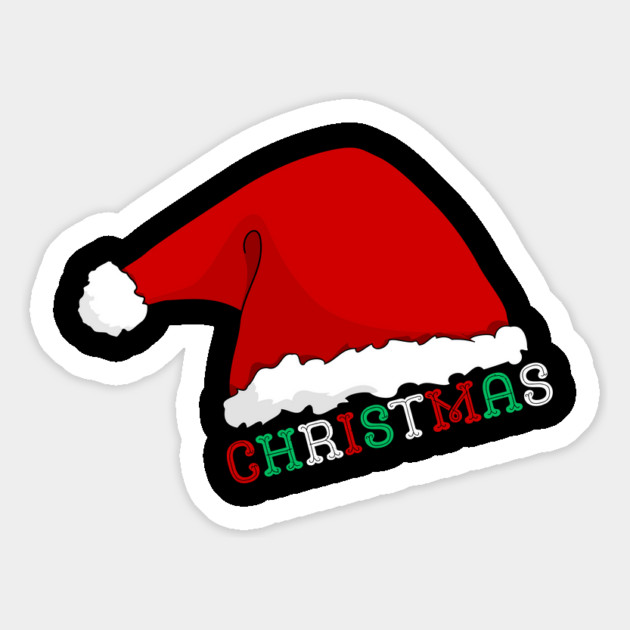 Christmas hat Magnet by Creatifly Graphic Tees