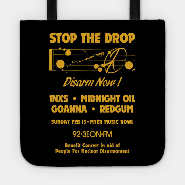 Stop The Drop Concert Front Print Tote by Timeless Chaos
