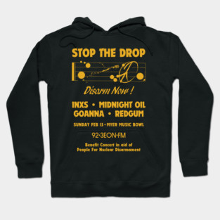 Stop The Drop Concert Front Print Hoodie