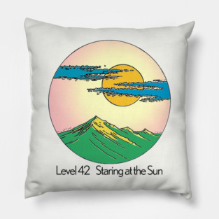 Staring At The Sun - Level 42 Fan Design Pillow