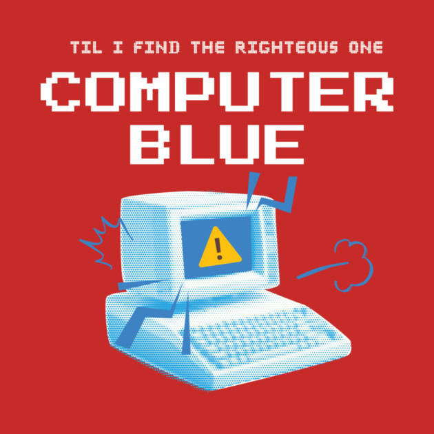 Computer Blue by PPUK