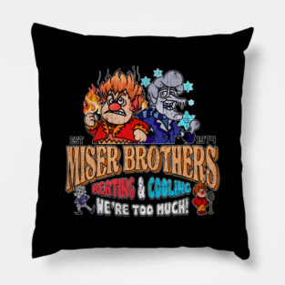 Miser Brothers // Original Vintage Christmas Style Pillow