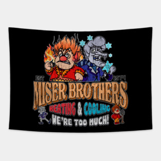 Miser Brothers // Original Vintage Christmas Style Tapestry