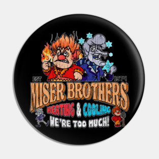Miser Brothers // Original Vintage Christmas Style Pin