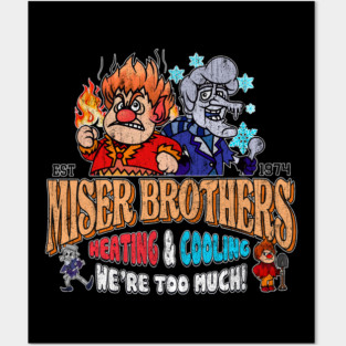 Miser Brothers // Original Vintage Christmas Style Posters and Art