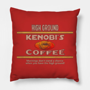 Kenobi's High Ground Coffee Pillow