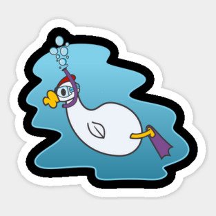 Snorkle Chicken Magnet