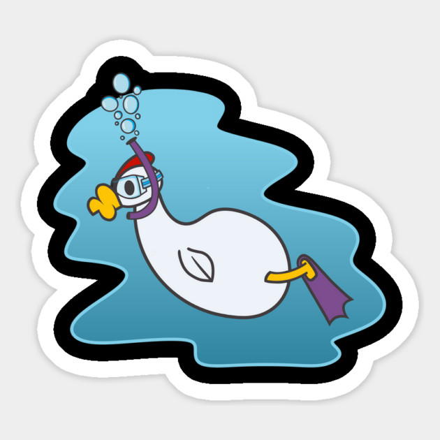 Snorkle Chicken Magnet by threeonethree