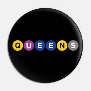 QUEENS Pin