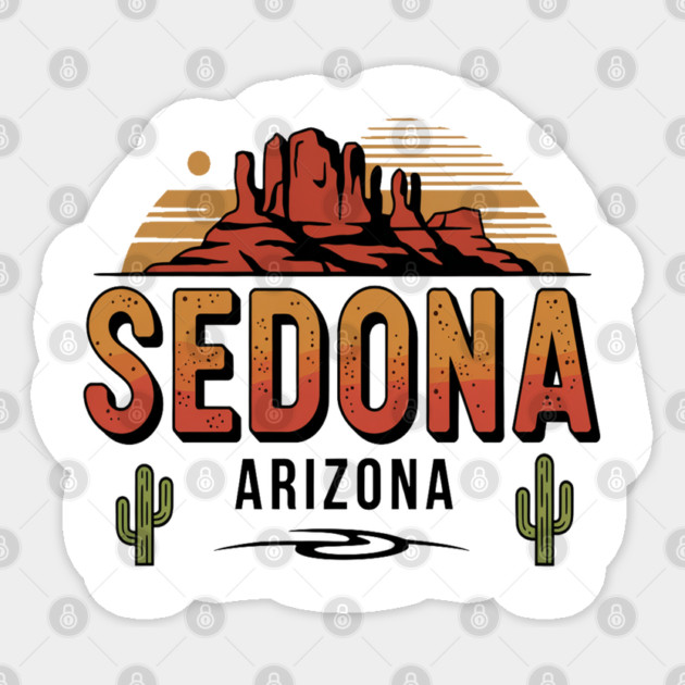 Sedona Sticker by Pixel Threads 