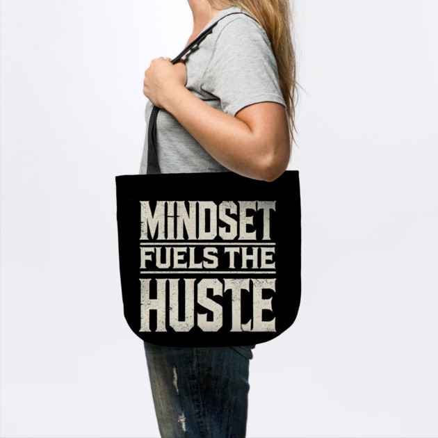 Motivational Quote, Mindset Fuels the Hustle, Success by logiamerch