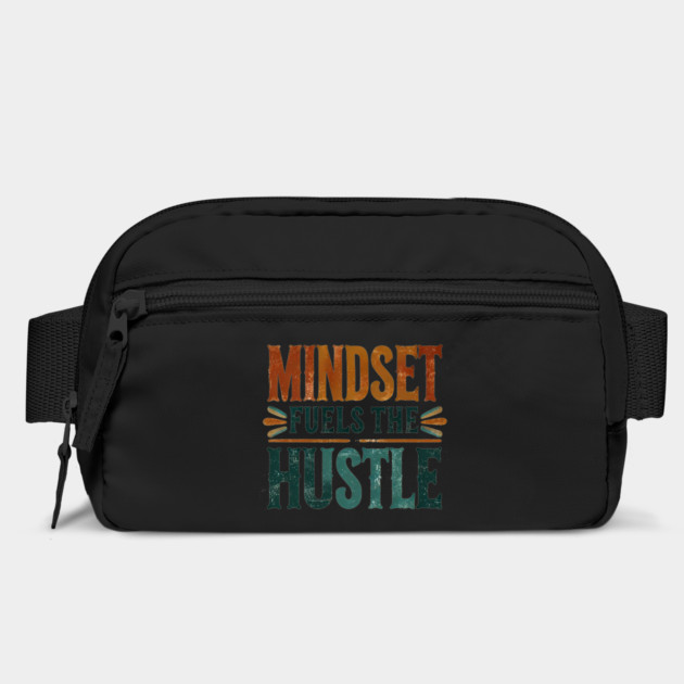 Motivational Quote, Mindset Fuels the Hustle, Success by logiamerch