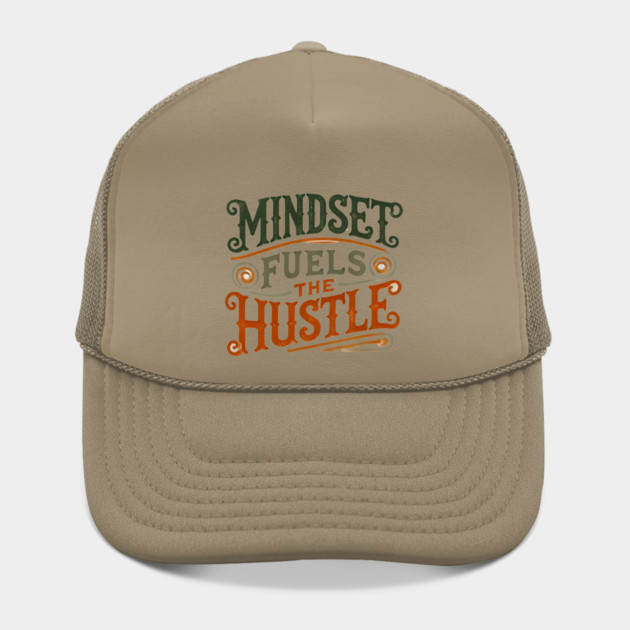 Motivational Quote, Mindset Fuels the Hustle, Success by logiamerch