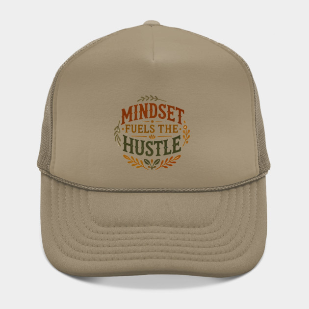 Motivational Quote, Mindset Fuels the Hustle, Success by logiamerch