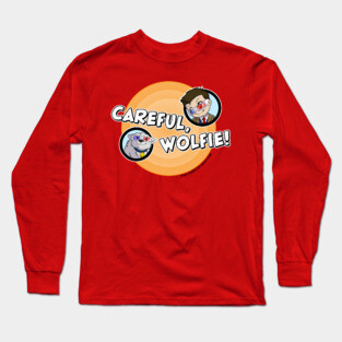 Careful, Wolfie! (Bullseye) Long Sleeve T-Shirt