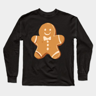 Cute Gingerbread man Long Sleeve T-Shirt