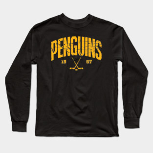 Hockey Penguins Long Sleeve T-Shirt