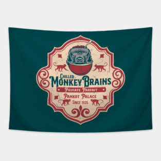 Chilled Monkey Brains - Primate parfait Tapestry