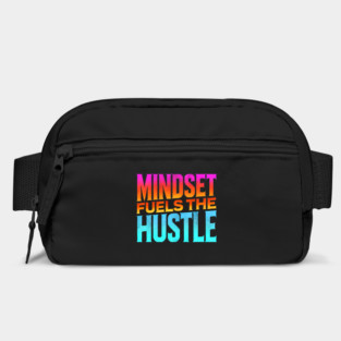 Motivational Quote, Mindset Fuels the Hustle, Success Bag