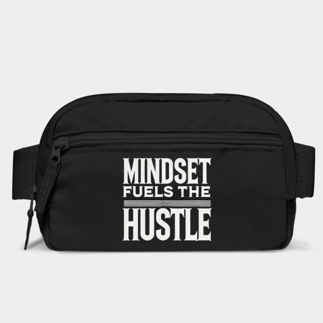 Motivational Quote, Mindset Fuels the Hustle, by logiamerch