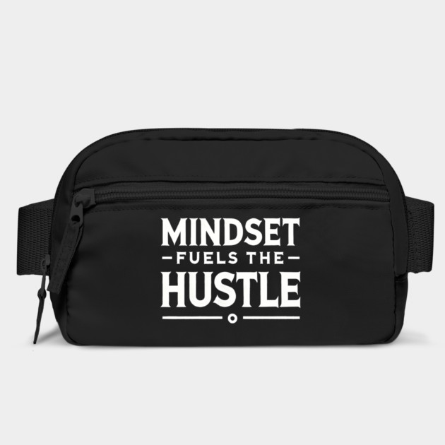 Motivational Quote, Mindset Fuels the Hustle by logiamerch