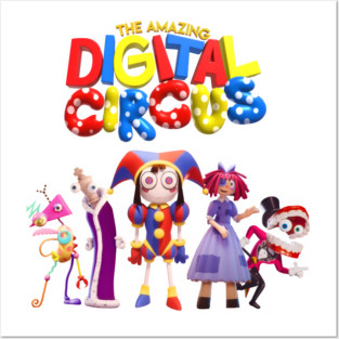 digital circus Posters and Art