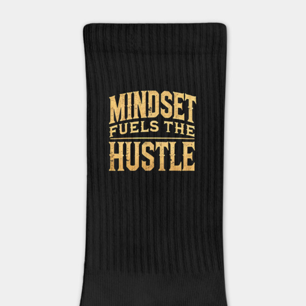 Motivational Quote, Mindset Fuels the Hustle, Success by logiamerch