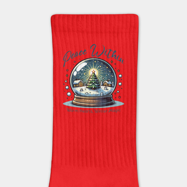 Peace within  warm Heart,winter magic by Nizar clothing store 