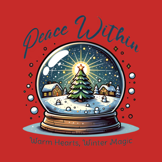 Peace within  warm Heart,winter magic by Nizar clothing store 