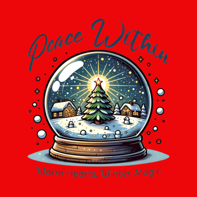 Peace within  warm Heart,winter magic by Nizar clothing store 