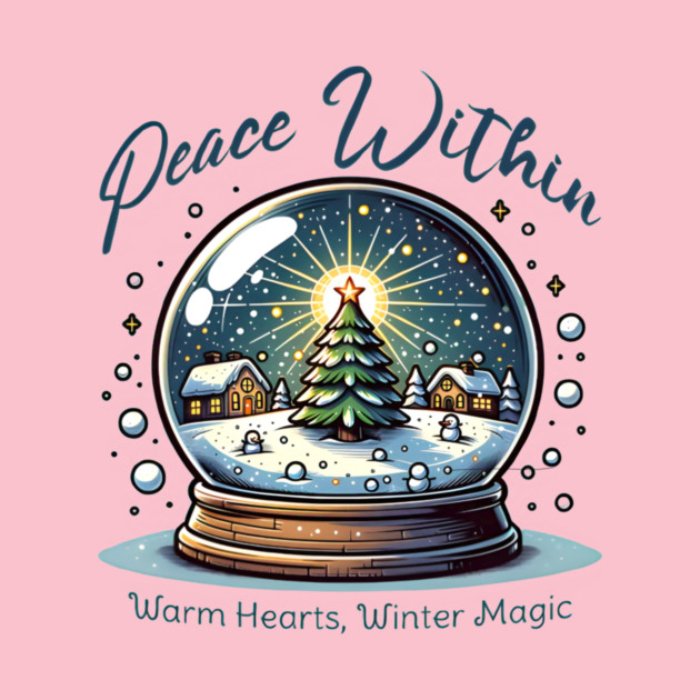 Peace within  warm Heart,winter magic by Nizar clothing store 