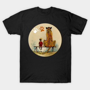 SPACEMAN SPIFF GHOST CALVIN AND HOBBES CARTOON ALIEN ADVENTURE 13 T-Shirt