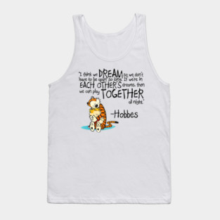 SPACEMAN SPIFF GHOST CALVIN AND HOBBES CARTOON ALIEN ADVENTURE 4 Tank Top