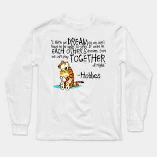 SPACEMAN SPIFF GHOST CALVIN AND HOBBES CARTOON ALIEN ADVENTURE 4 Long Sleeve T-Shirt