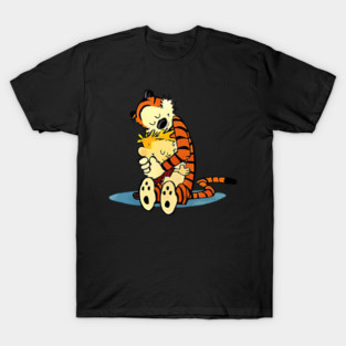 SPACEMAN SPIFF GHOST CALVIN AND HOBBES CARTOON ALIEN ADVENTURE 3 T-Shirt