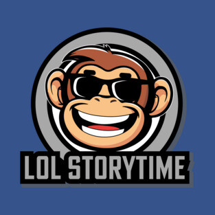 LOL STORYTIME PODCAST LOGO GREY T-Shirt