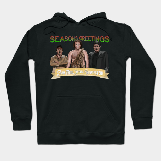SNL: Tonto, Tarzan & Frankenstein Hoodie by 51Deesigns