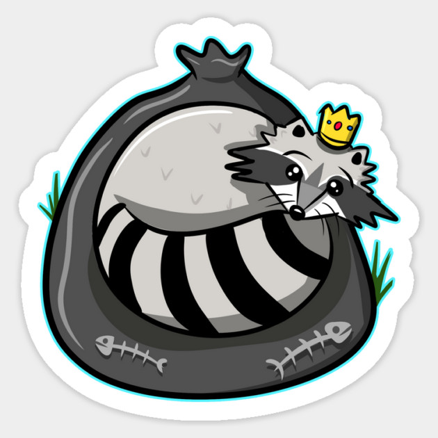 KING OF TRASH MOUNTAIN Sticker by roxiqt