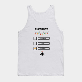 Holiday Checklist Unisex Mindful Tee Tank Top