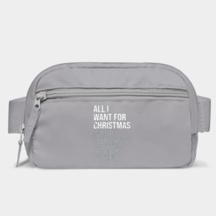 All I Want For Christmas Distressed Adult Funny Anti-Festive Bag