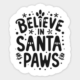 Believe in Santa Paws Magnet