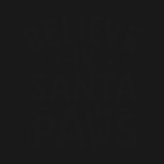 Believe in Santa Paws by Frank Ring