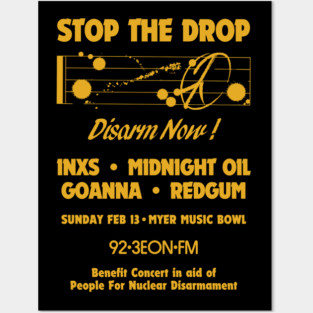 Stop The Drop Concert Front & Back Print Posters and Art