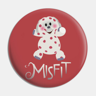 Misfit - Spotted Elephant Pin