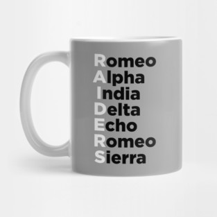 Raiders Military Mug